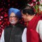 Manmohan Singh was snapped at Subbarami Reddy's Grand Son's Wedding Reception