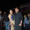 Kratika Sengar poses with Pankaj Dheer at the Launch of Servicewali Bahu