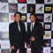 Shiamak Davar and Marzi Pestonji pose for the media at Radio Mirchi Awards