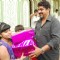 Rajan Shahi distributing gifts to the Child actors of Yeh Rishta Kya Kehlata Hai