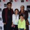 Tanvi Azmi poses with her family at the Red Carpet of 'Mijwan-The Legacy'