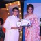 Raveena Tandon with participant at What's Your Talent by Religare