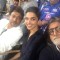 Amitabh Bachchan clicks a selfie with Deepika and Irrfan at Wankhede Stadium