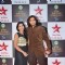 Arpit Ranka with Wife at Star Parivaar Awards 2015