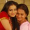 Mahi with her mother Mohini