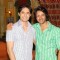Dhruv Bhandari and Rafi Malik pose for the media at their Birthday Bash