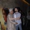 Javed Akhtar and Neil Nitin Mukesh at Special Screening of Masaan