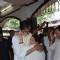 Amitabh Bachchan consoles Aadesh Shrivastava's wife at the Funeral