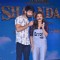 Alia Bhat and Shahid Kapoor With Mustaches at Song Launch of Shaandaar