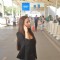 Elli Avram was snapped at Domestic Airport