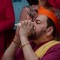 Nitin Mukesh performs the rituals during Ganesh Puja