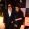 Sanjay Khan poses with Wife at Simone Khan's Store Anniversary