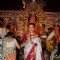 Sushmita Sen Poses for Media at Durga Pooja