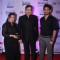 Sudesh Bhosale with his Son and Wife at Filmfare Awards - Marathi 2015