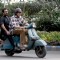 Amitabh Bachchan and Nawazuddin Siddqui riding on scooter around Kolkata shooting for "Te3n"