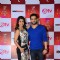 Karan Patel with wife Ankita Bhargava at Indian Telly Awards