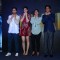 Shah Rukh Khan, Kajol, Varun Dhawan and Kriti Sanon at Launch of 'Tukur Tukur' Song of Dilwale
