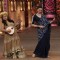 Bharti Singh and Deepika Padukone at Promotions of Bajirao Mastani on Comedy Nights Bachao