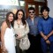 Poonam Dhillon, Rajesh Khattar and Ishaan Khattar Snapped at 'Fable' Restaurant