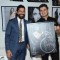 Farhan Akhtar Holds His Picture Frame at Dabboo Ratnani's Calendar Launch