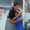 Sonam snapped hugging a young girl at the Promotions of Neerja at Xaviers College