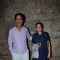 Vidhu Vinod Chopra wih wife at Special Screening of the film Revenant