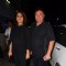 Rishi Kapoor with Neetu Singh at Special Screening of Kapoor & Sons