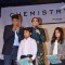 Raveena Tandon with her kids at an NGO Event