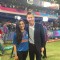 Anuja Sathe ith Brett Lee at ICC T20 World Cup