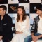 Karan Johar, Alia Bhatt and Sidharth MalhotraKapoor and Sons Success Meet
