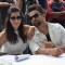 Rithvik Dhanjani and Sophie Choudry at Umang Fest at NM College