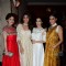 Dia Mirza, Shilpa Shetty, Sophie Choudry & Neha Dhupia at Lakme Fashion Week Winter Festive 2016