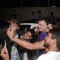 Rishi Kapoor posing for Selfie with fans at Juhu PVR