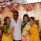 Sumona Chakravarti with Anurag Basu at Durga Pooja celebration