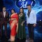 Sonakshi Sinha and Vidya Balan on the sets of Indian Idol