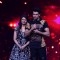 Harbhajan Singh and his wife Geeta Basra on the sets of 'Nach Baliye 8'
