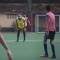 Ranbir, Dino and Jim indulge in a game of Football