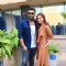 Arjun Kapoor and Parineeti Chopra promoting their movie Namaste England at Novotel, Juhu