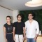 Malaika & Arbaaz with their son at the launch of fitness studio.