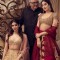 Jhanvi Kapoor and Khushi Kapoor with Dad Boney Kapoor at Isha Ambani and Anand Piramal Wedding