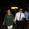Govinda and his wife snapped at Airport