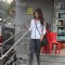 Rhea Chakraborty spotted around the town