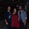Angad Bedi and Neha Dhupia with Vicky Kaushal snapped during the screening of 'URI'