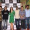 Cast of Lukka Chuppi at the trailer launch