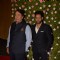 Randhir Kapoor and Armaan Jain at Amit Thackeray's reception