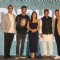 Cast of Sonchiriya at the trailer launch