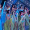 Contestants of the Gladrags Mega model contest 2007 performing on the swim suit during the Gladrags Mega Model and Manhunt Contest 2007 in mumbai on saturyday night