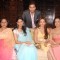 Jaya Bachchan, Hema Malini, Shweta Nanda and Esha Deol with Karan Johar on the sets of KOFFEE WITH KARAN