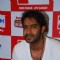 Bollywood Stars Ajay Devgan visit the Big Fm studio in Mumbai [Photo: IANS]