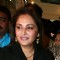 Jaya Prada watching her Bengali film Sesh Sanghat in Kolkata on Thursday